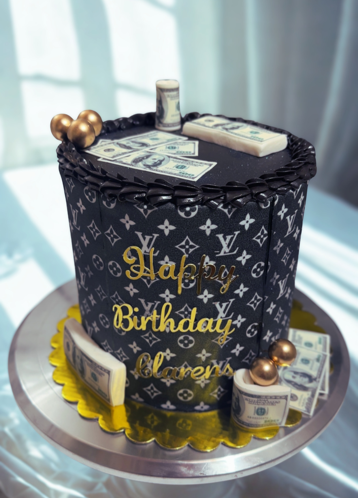 Gâteau noir de luxe